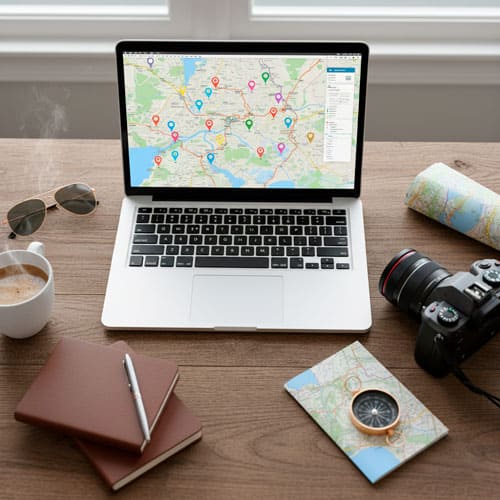 Planejamento de rota personalizado para roadtrip: perfil do viajante, carro ideal e ritmo de paradas