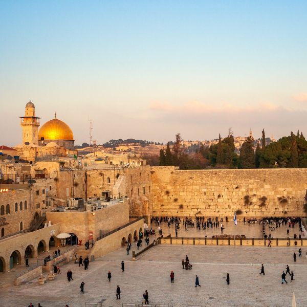 Seção de CTA da página Agência de viagens para Israel