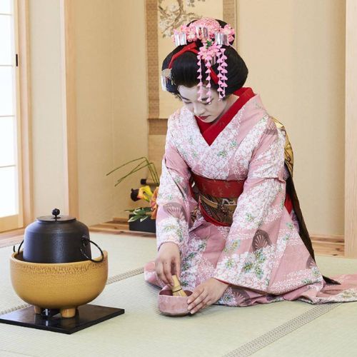Cerimônia do chá tradicional em Kyoto