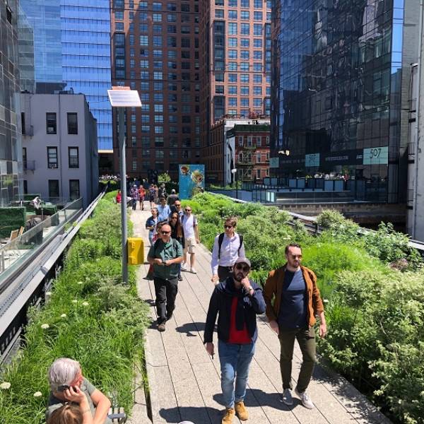 Caminhar pelo High Line Park