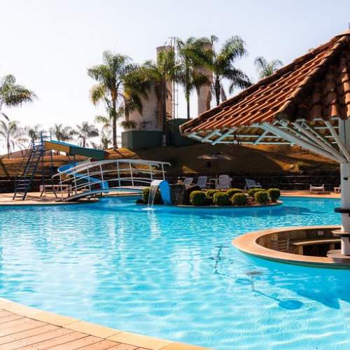 Hotel próximo às fontes termais em Poços de Caldas