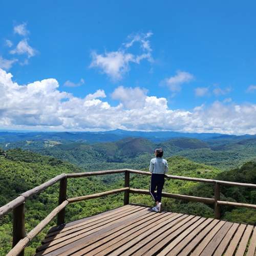 Mirante do Cristo em Monte Verde