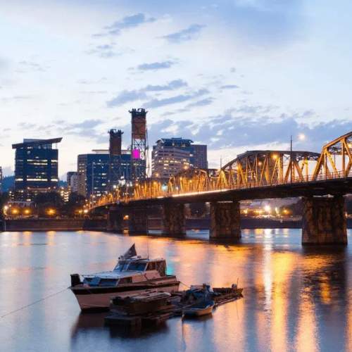 Seção de CTA dentro da página Agência de viagens para Portland