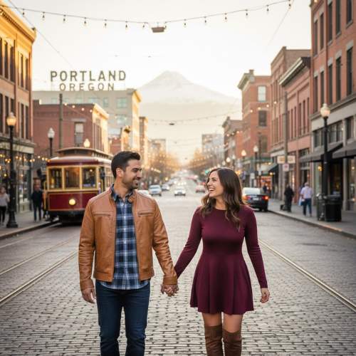 Lua de mel em Portland